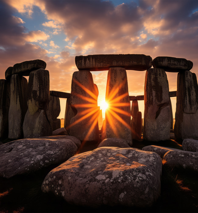 stonehenge sun